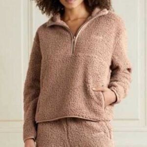 SKIMS Teddy Half-Zip Sherpa Pullover